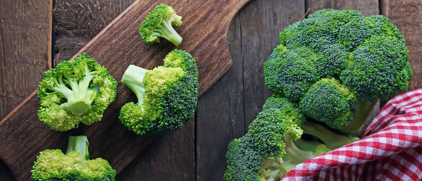 Broccoli and dark leafy vegetables
