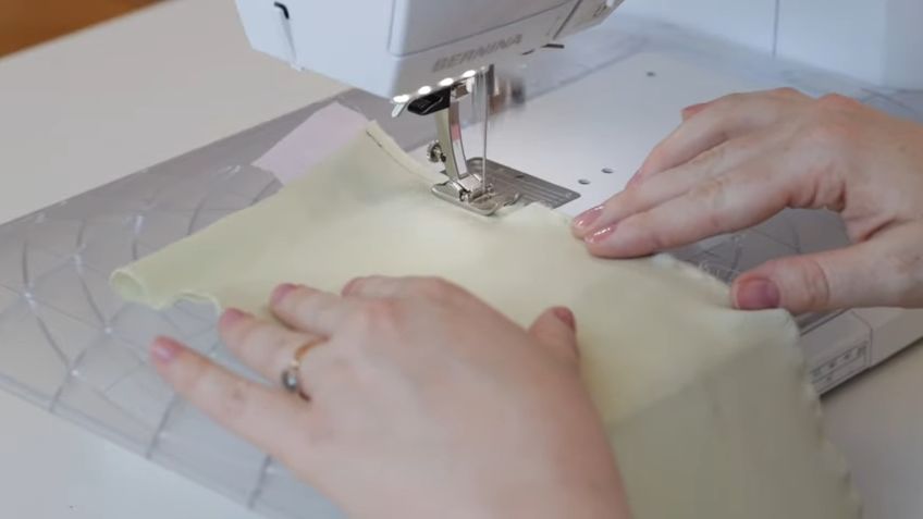 How to sew in silk