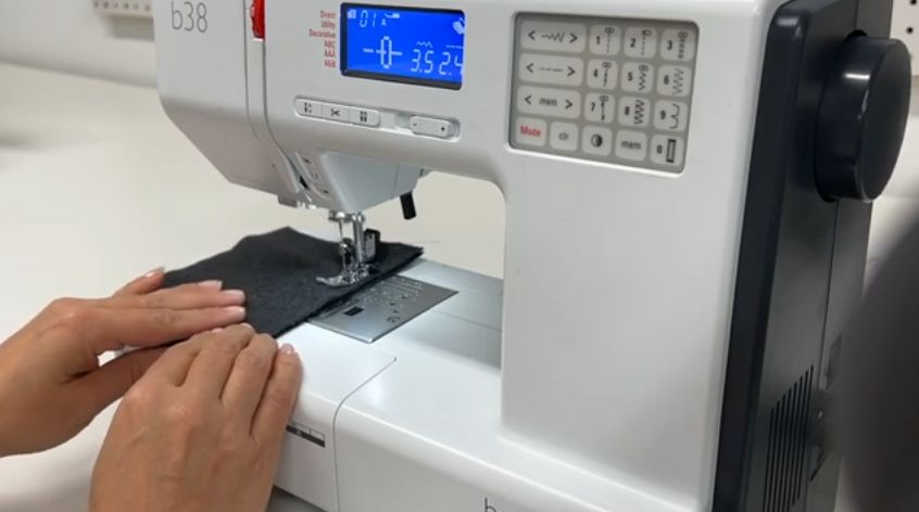 Sewing on wool fabric