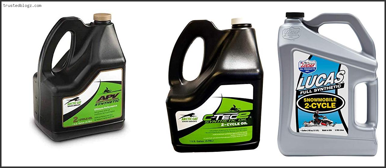 Top 10 Best 2 Stroke Oil For Arctic Cat Snowmobile With Expert Recommendation