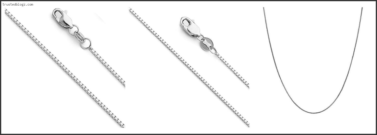 Top 10 Best White Gold Chain Reviews For You