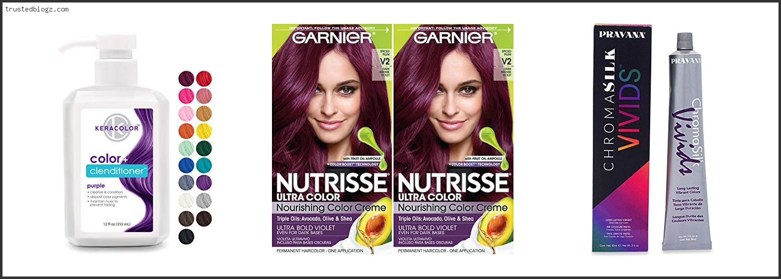 Top 10 Best Purple Hair Dye For Dark Hair Based On User Rating