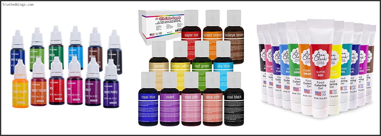 Top 10 Best Gel Food Coloring Reviews With Scores