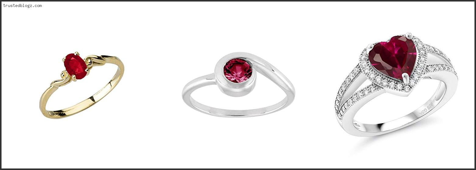 Top 10 Best Ruby Rings Reviews With Products List