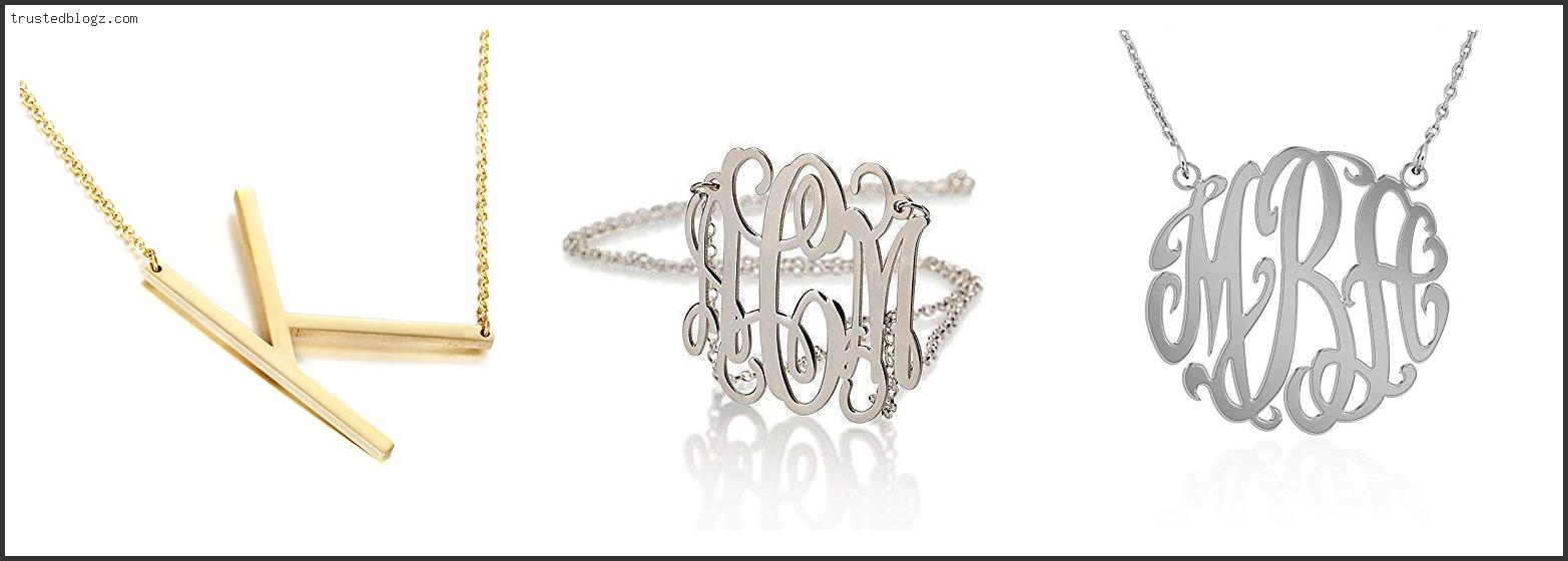 Top 10 Best Monogram Necklace – To Buy Online