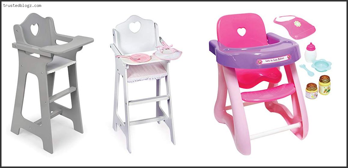 Top 10 Best Baby Doll High Chair Based On User Rating